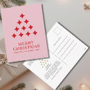 Search for the stars postcards Pink