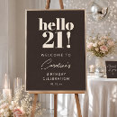 Search for 21 birthday posters Modern