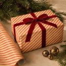 Search for candy cane stripe wrapping paper Vintage