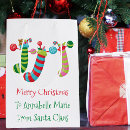 Search for stockings gift bags Red green