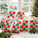 Search for pink plaid wrapping paper Vintage