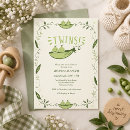 Search for two peas in a pod invitations Twin babies