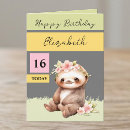 Search for sloth birthday cards Flowers