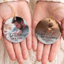 Search for dad to be christmas tree decorations Baby first christmas