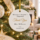 Search for grad christmas tree decorations Teacher