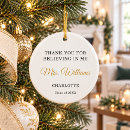 Search for grad christmas tree decorations Teacher