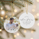 Search for first christmas tree decorations Typography