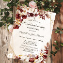 Search for autumn wedding anniversary invitations Boho