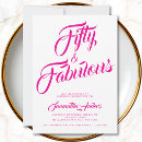 Search for for her 50th birthday invitations 50 year old
