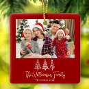 Search for graphic christmas tree decorations Red
