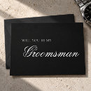 Search for groomsman cards Minimalist