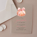 Search for acrylic baby shower invitations Orange