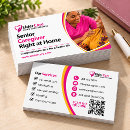 Search for caregiving business cards Health