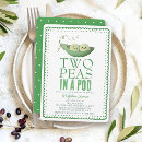 Search for two peas in a pod invitations Twins