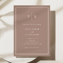 Search for taupe wedding invitations Elegant