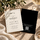 Search for black ivory wedding invitations Simple