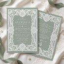 Search for lace wedding wedding invitations Old money