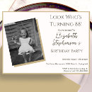 Search for 88th birthday invitations For her