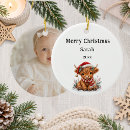 Search for highland cow christmas tree decorations Cute