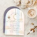 Search for star gender reveal invitations Celestial