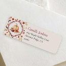 Search for rustic fall wedding return address labels Bride