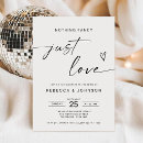 Search for reception to follow on invitations Nothing fancy just love