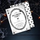 Search for creepy halloween invitations Spider web