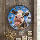 Search for farm animal clocks Cattle
