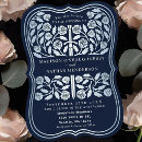 Search for royal blue and silver invitations Floral