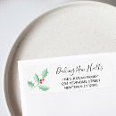 Search for watercolor return address labels Botanical