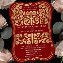 Search for scarlet wedding invitations Floral