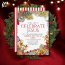 Search for christian christmas invitations Wreath
