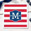 Search for red white and blue napkins Summer