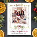 Search for watercolor christmas cards Red bow