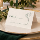 Search for emerald green place cards Minimalist