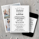 Search for retro 50th birthday invitations Black and white