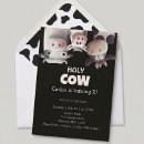 Search for moo cow invitations Black and white