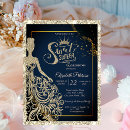 Search for royal blue sweet 16 invitations Glitter