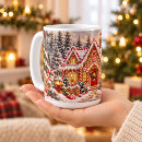 Search for gingerbread house mugs Candy cane