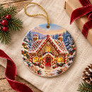 Search for cottage christmas tree decorations Gingerbread house