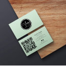 Search for circle logo business cards Qr code