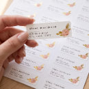 Search for floral return address labels weddings Girly