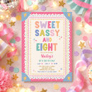 Search for girls 8th birthday invitations Eighth birthday party