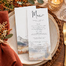 Search for fall wedding menus Watercolor