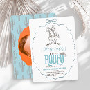 Search for cowboy invitations Blue