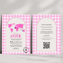 Search for aeroplane bridal shower invitations World map