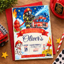 Search for firefighter birthday invitations Fireman