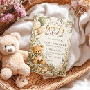 Search for woodland bear invitations We can bearly wait