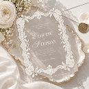 Search for elegant lace wedding invitations Old money