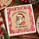 Search for santa claus napkins Vintage